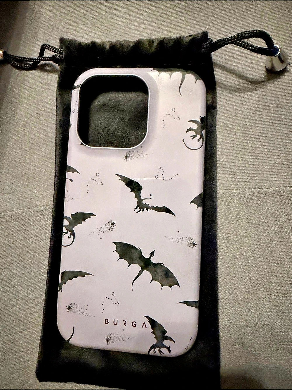 BURGA Draco White & Black Phone Case